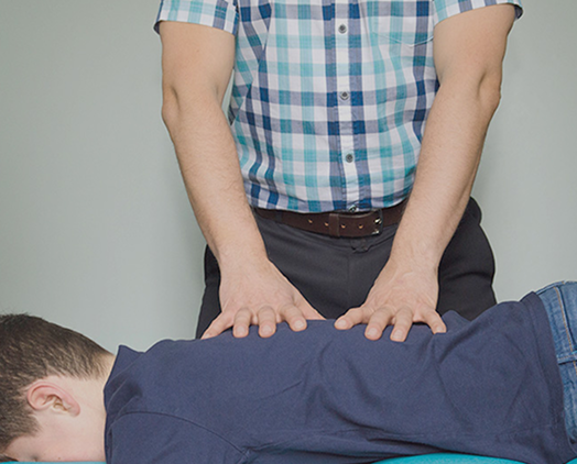 Healthcare professional providing patient care